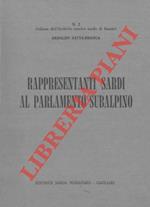 Rappresentanti sardi al parlamento subalpino