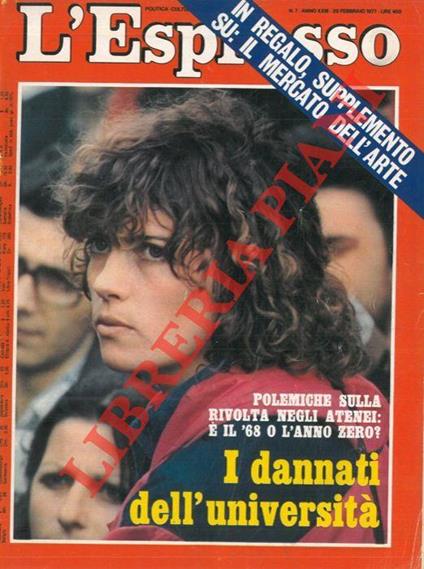 Polemiche sulla rivolta degli atenei. I dannati dell'università - Paolo Mieli - copertina