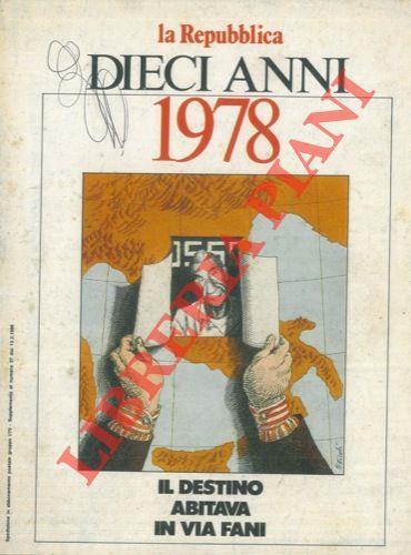 Dieci anni. 1978. Il destino abitava in via Fani - Giorgio Dell'Arti - copertina