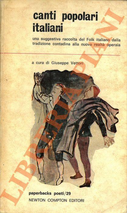 Canti popolari italiani - Giuseppe Vettori - copertina