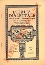 Di alcuni toponimi della valle della Lima e della posizione del dialetto lucchese