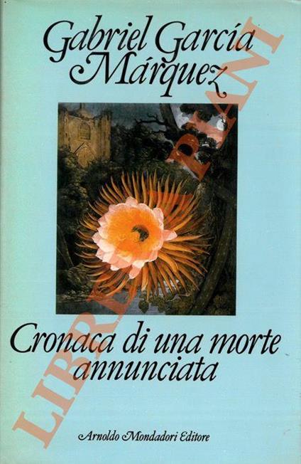 Cronaca di una morte annunciata - Gabriel García Márquez - copertina