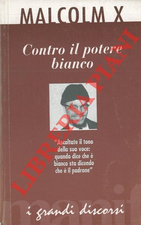 Contro il potere bianco - X Malcolm - copertina