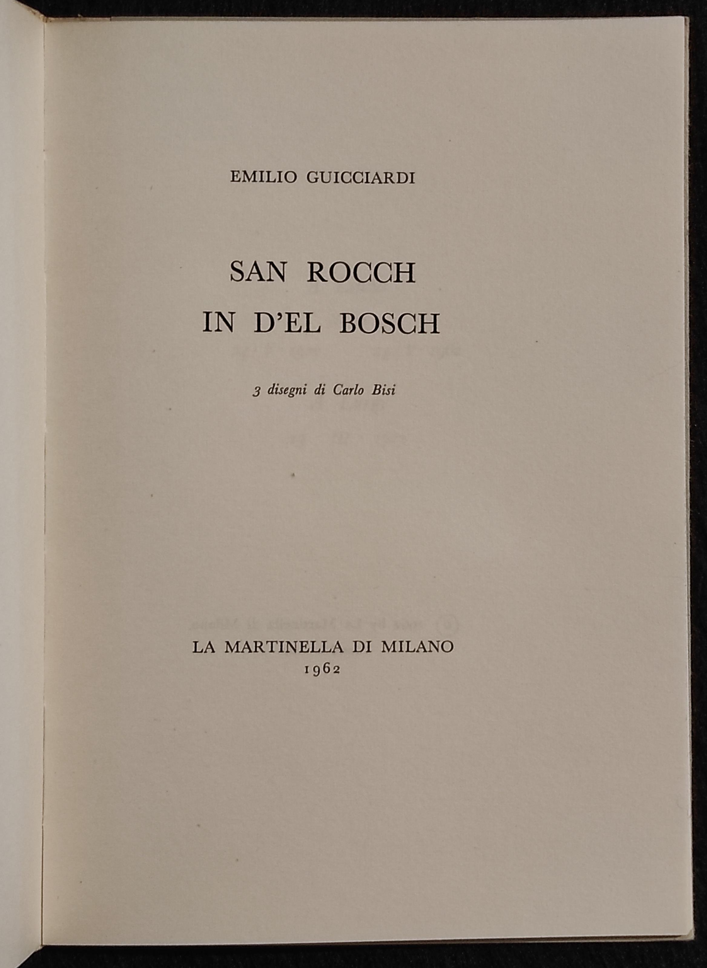 San Rocch in d'El Bosch