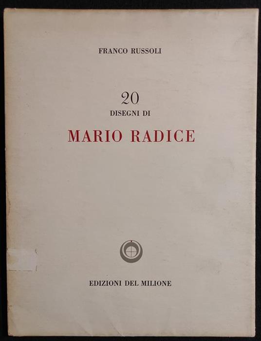 20 Disegni di Mario Radice - Franco Russoli - copertina