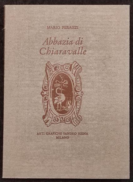 Abbazia di Chiaravalle - copertina