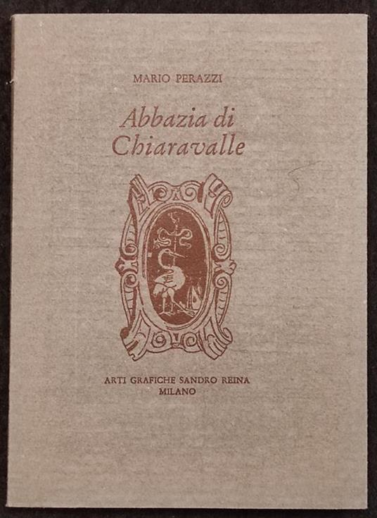 Abbazia di Chiaravalle - copertina