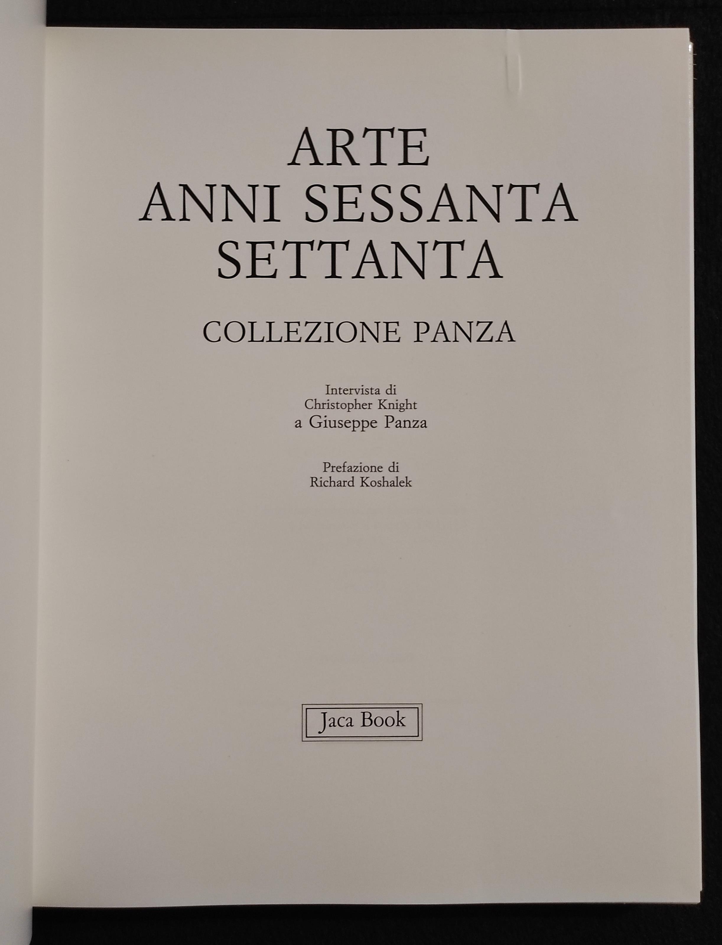Arte Anni Sessanta e Settanta