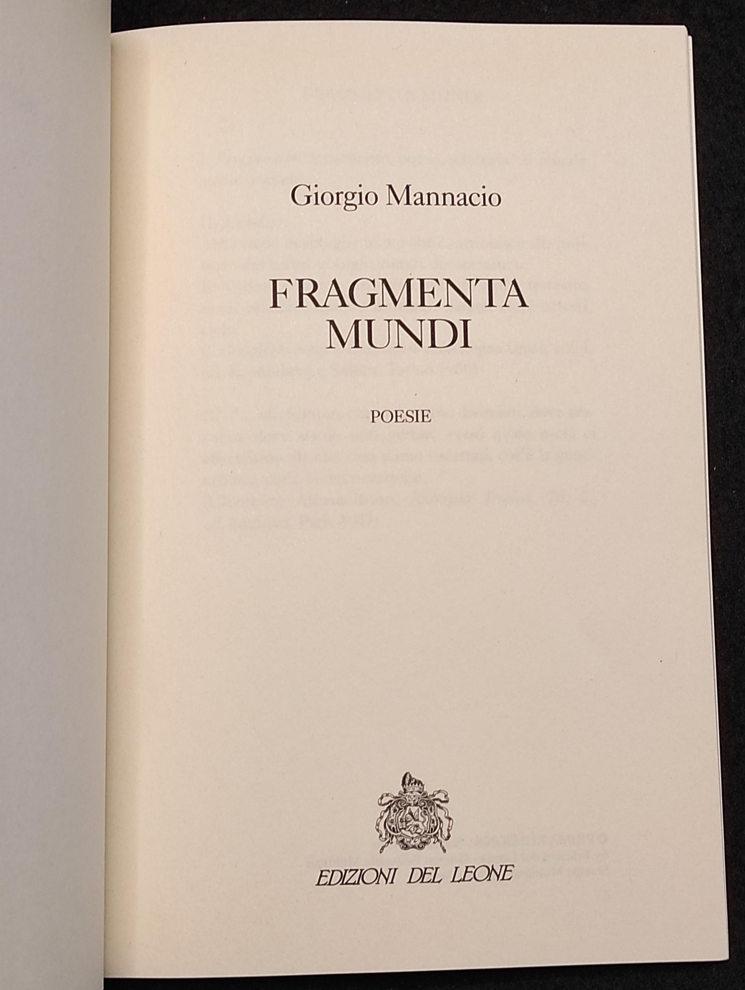 Fragmenta Mundi