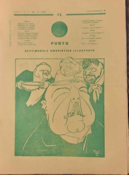 Il Punto Settimanale umoristico illustrato. Anno III, N. 10 - Alberto Magnani - copertina