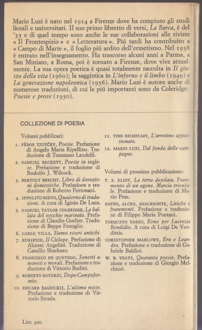 Dal fondo delle campagne