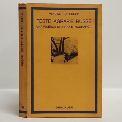 Feste agrarie russe. Una ricerca storico-etnografica - Vladimir Propp - copertina
