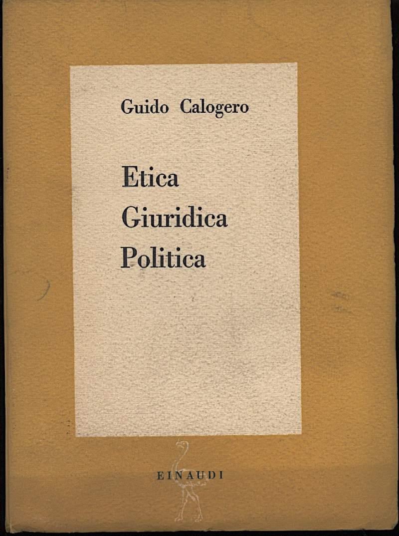 Etica Giuridica Politica