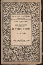 Storia Della Filosofia-parte Iv La Filosofia Moderna-v- G.G.F.Hegel 