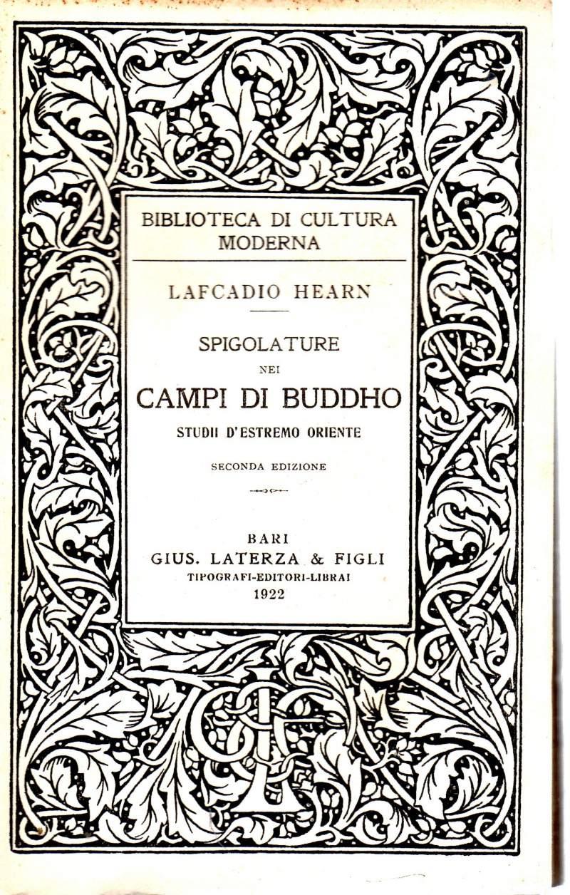 Spigolature Nei Campi di Buddho- Studii D'estremo Oriente