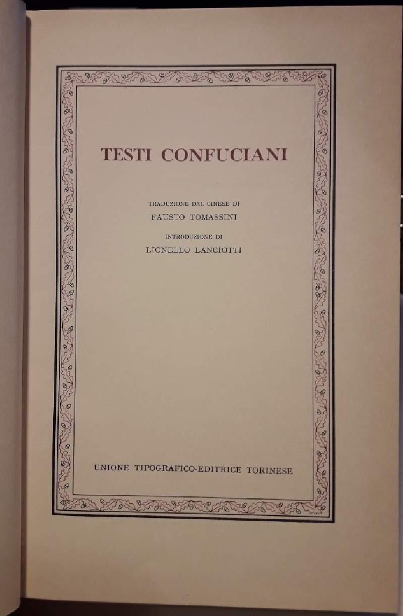 Testi Confuciani