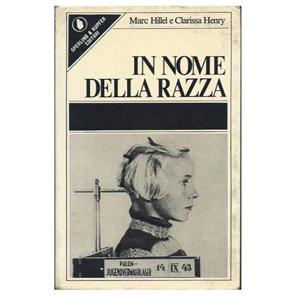 In Nome Della Razza - copertina