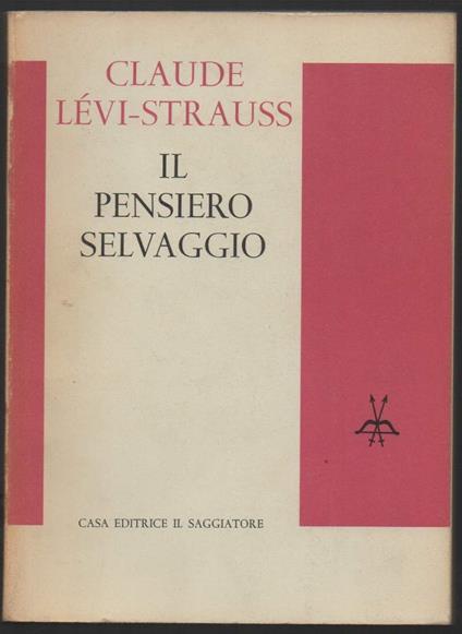 Il Pensiero Selvaggio  - copertina