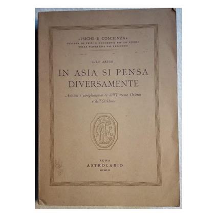 In Asia Si Pensa Diversamente  - copertina