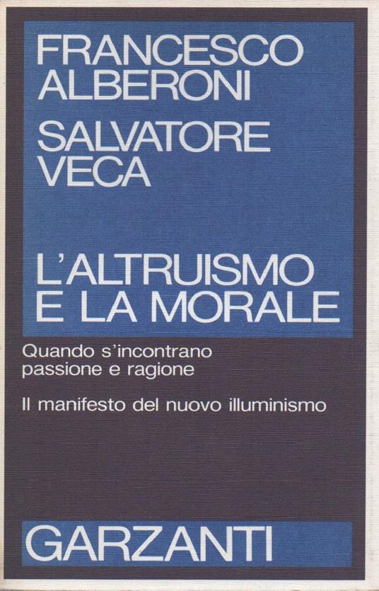 L' altruismo e La Morale  - copertina