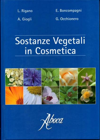 Sostanze Vegetali in Cosmetica - copertina