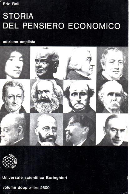 Storia Del Pensiero Economico - Eric Roll - copertina