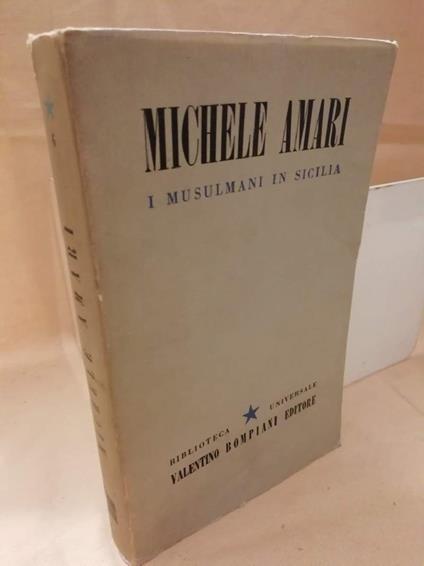 I Musulmani in Sicilia  - Michele Amari - copertina