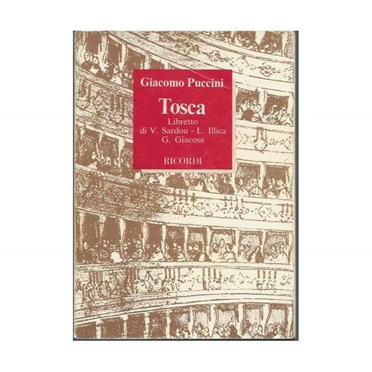 Tosca - Melodramma in Tre Atti - Giacomo Puccini - copertina
