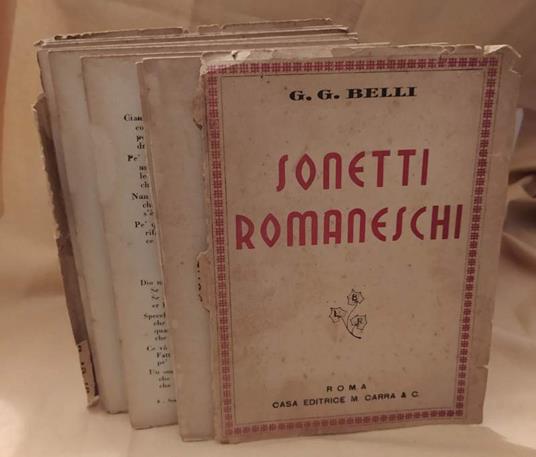 Sonetti Romaneschi  - copertina