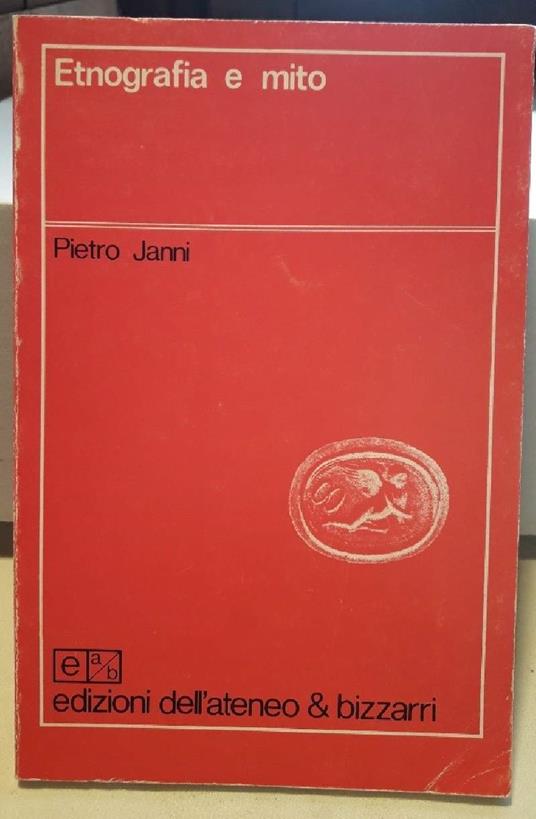 Etnografia e Mito - Pietro Janni - copertina