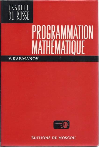 Programmation Mathematique - copertina