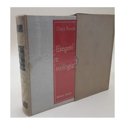 Esegesi e Teologia - Pierre Benoit - copertina