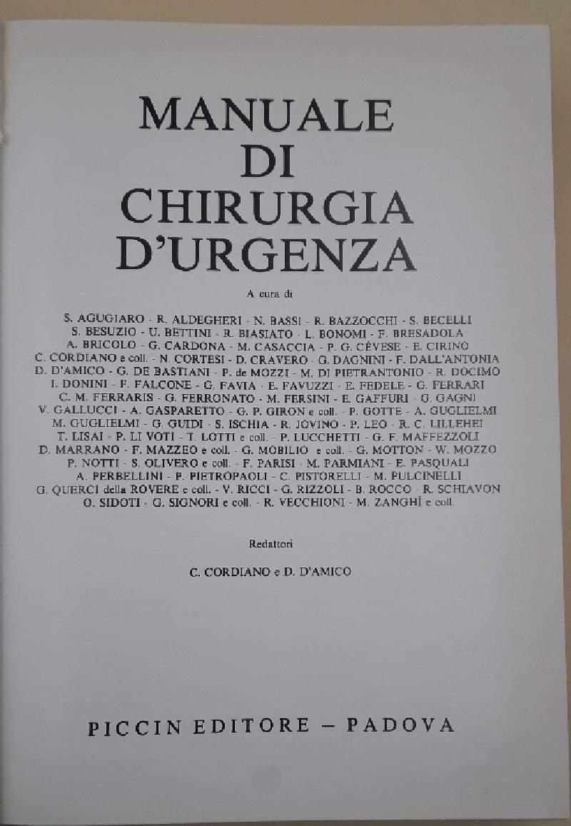 Manuale di Chirurgia D'urgenza-1-