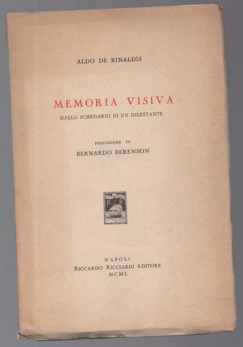 Memoria Visiva Dallo Schedario di Un Dilettante