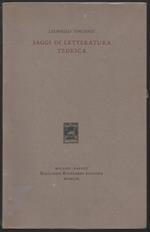 Saggi di Letteratura Tedesca 