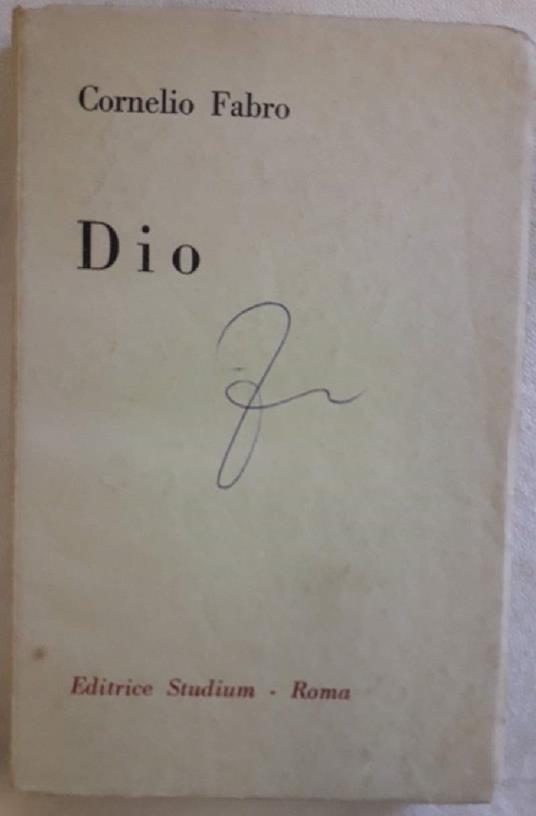 Dio-introduzione Al Problema Teologico - Cornelio Fabro - copertina