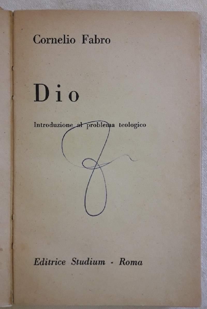 Dio-introduzione Al Problema Teologico