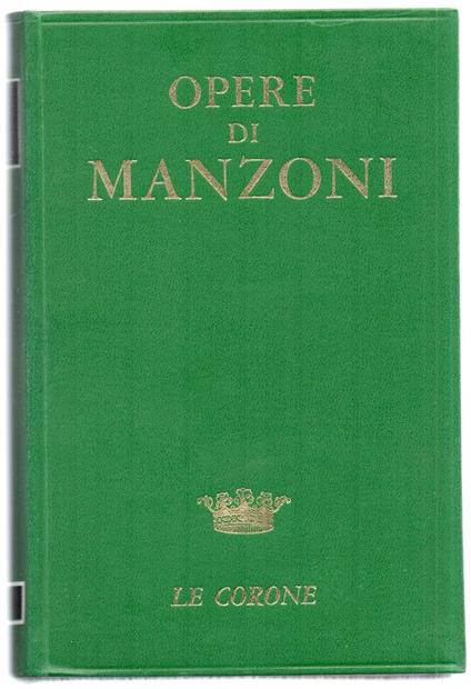 Opere - Alessandro Manzoni - copertina