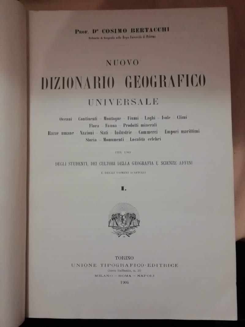 Nuovo Dizionario Geografico Universale 