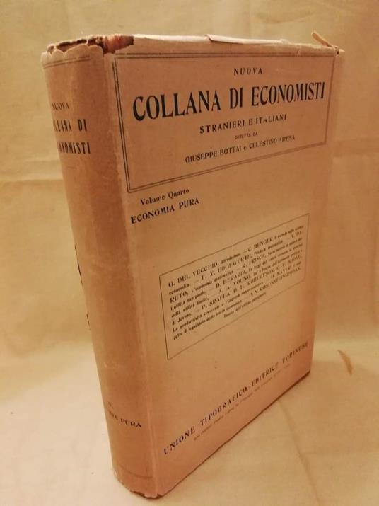 Economia Pura  - Gustavo Del Vecchio - copertina
