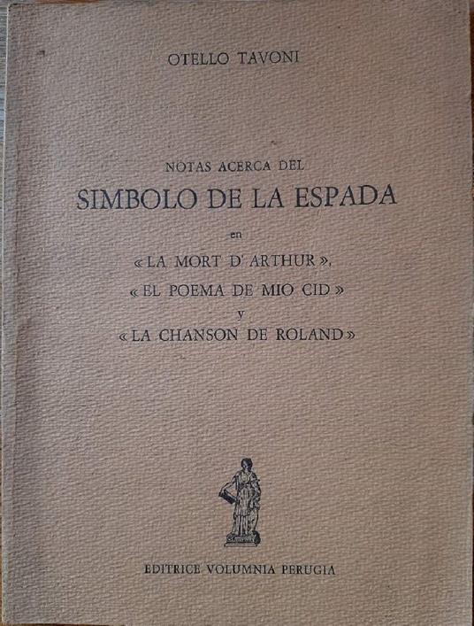 Notas Acerca Del Simbolo De La Espada - Otello Tavoni - copertina