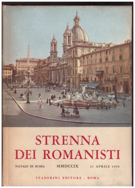 Strenna Dei Romanisti 21 Aprile 1956 - copertina