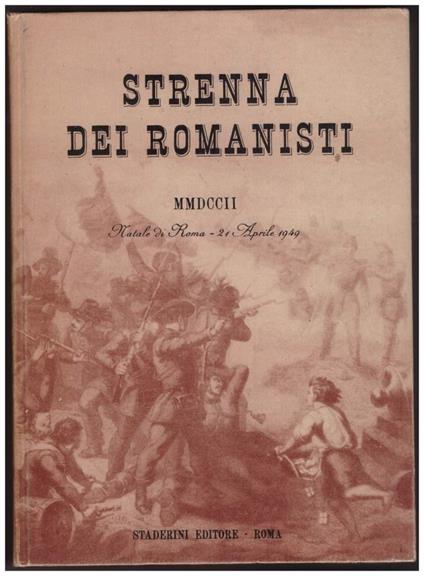 Strenna Dei Romanisti 21 Aprile 1949 - copertina