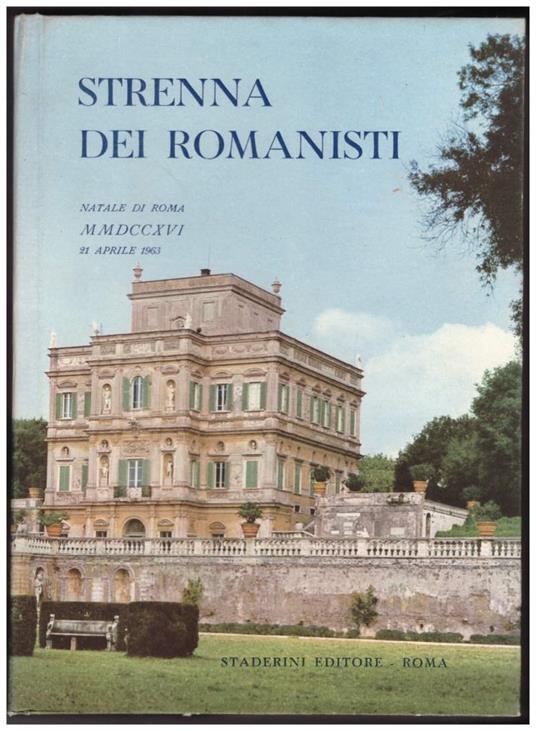 Strenna Dei Romanisti 21 Aprile 1963 - copertina