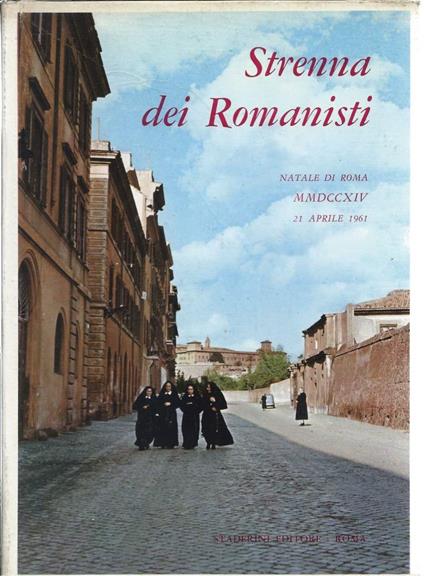 Strenna Dei Romanisti - Natale di Roma 1961 - copertina