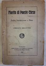 Fiorita di Poesie Corse-scelta, Introduzione e Note Umberto Biscottini