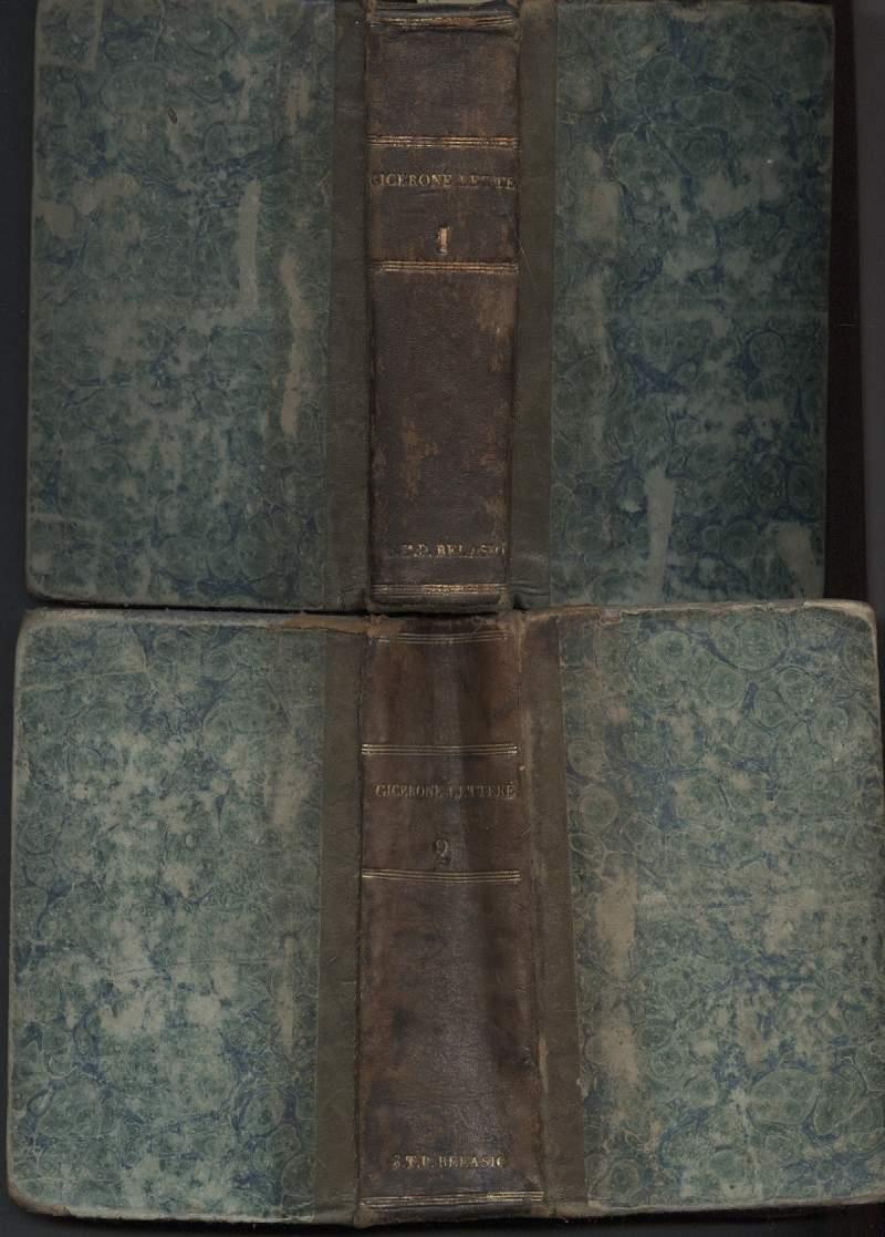 Lettere di M.T. Cicerone Disposte Secondo L'ordine Dè Tempi- 5 Tomi in 2 Voll.-