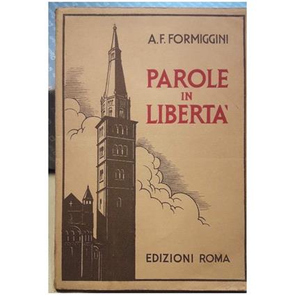 Parole in Libertà - A. Formiggini - copertina