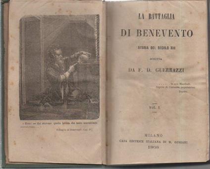 La Battaglia di Benevento - Storia Del Secolo Xiii  - Francesco Domenico Guerrazzi - copertina