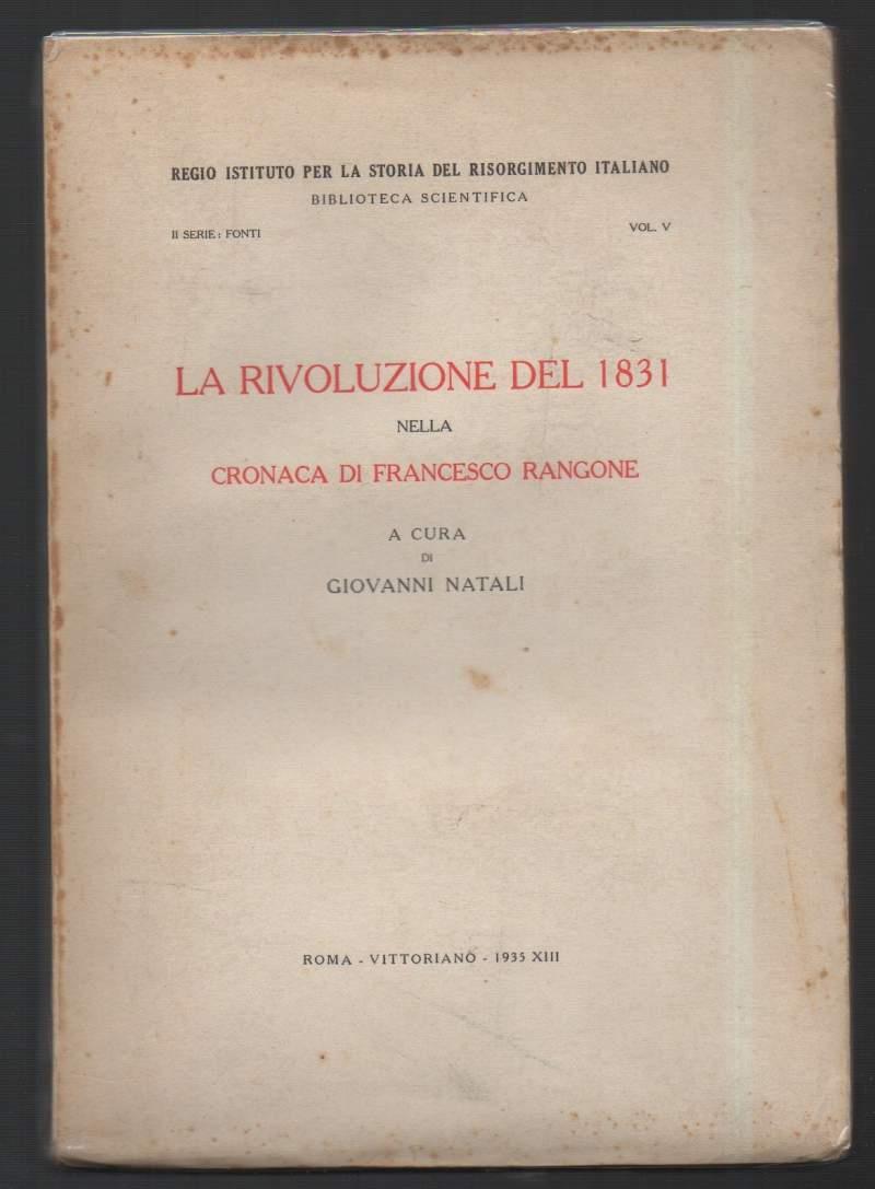 La Rivoluzione Del 1831 Nella Cronaca di Francesco Rangona